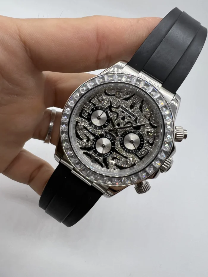 Rolex Daytona Cravejado